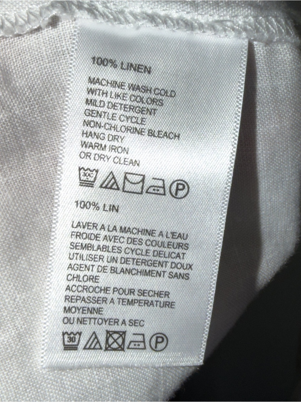 Tommy Bahama White Linen Jacket Two Palms Raw-Edge Small Classic Button-Front - Picture 11 of 13